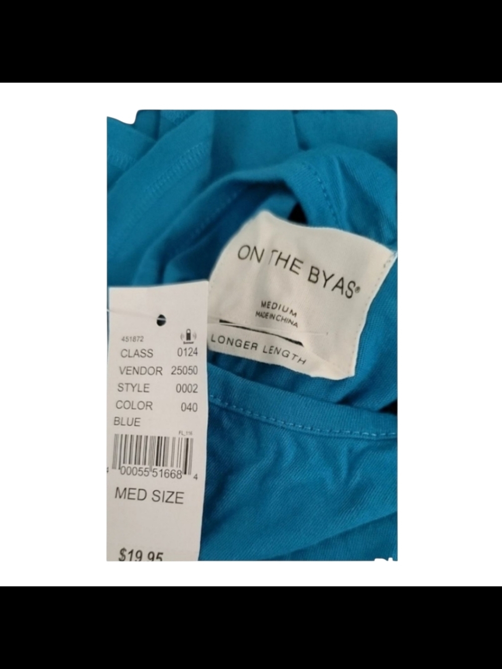 Men's Blue Tank Top Sleeveless Shirt - Picture 3 of 5
